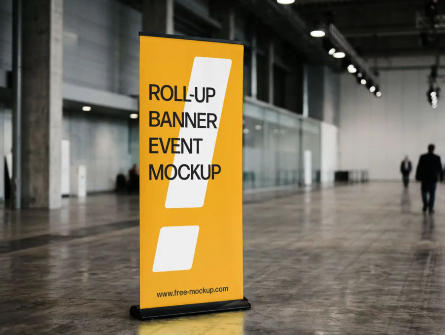 Monolith event Brutalist Event Mockup