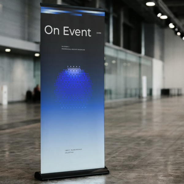 Monolith event Brutalist Event Mockup