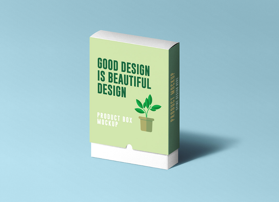 Slide Product Box Mockup