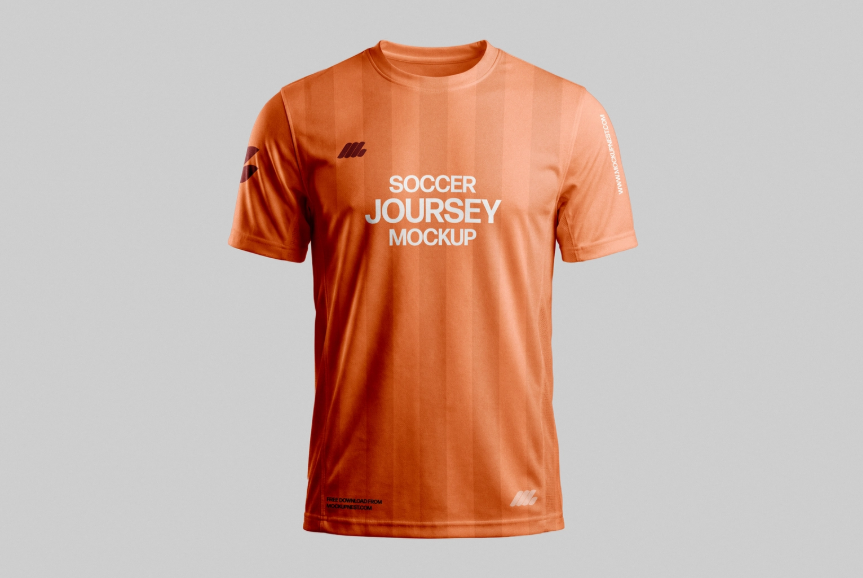 Soccer Jersey Mockup Sports Apparel Presentation