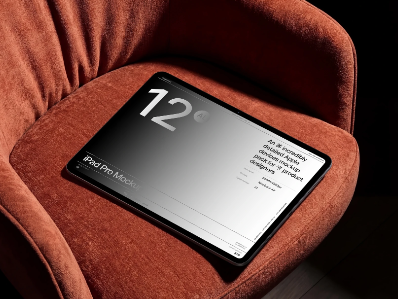 iPad Pro Mockup Template for Designers