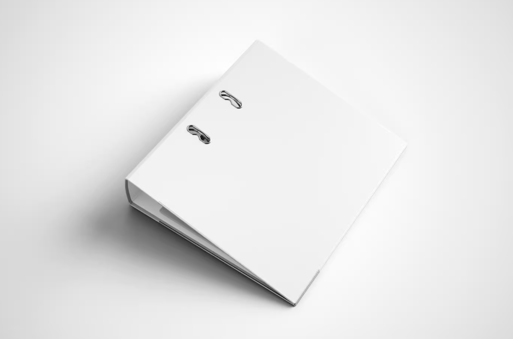 Binder Cover Free Mockup