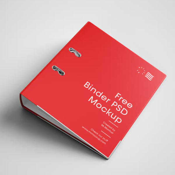 Binder Cover Free Mockup