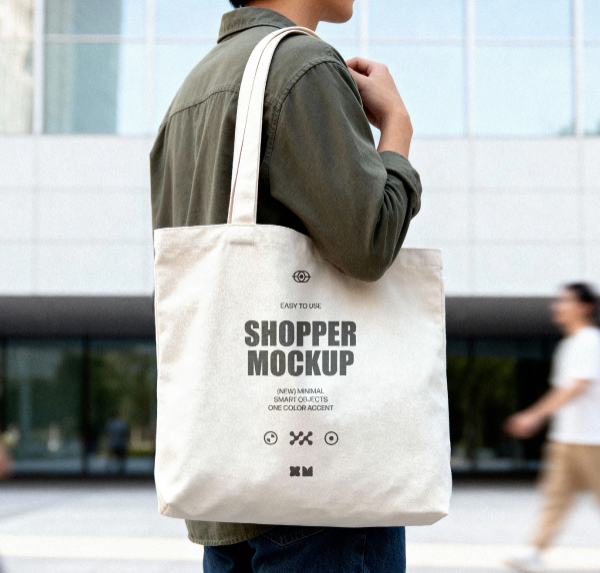 Canvas Tote Bag Mockup
