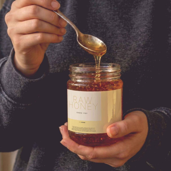 Elegant Honey Jar Mockup