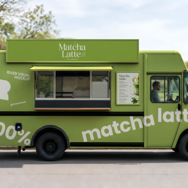 Food Truck Free Mockup