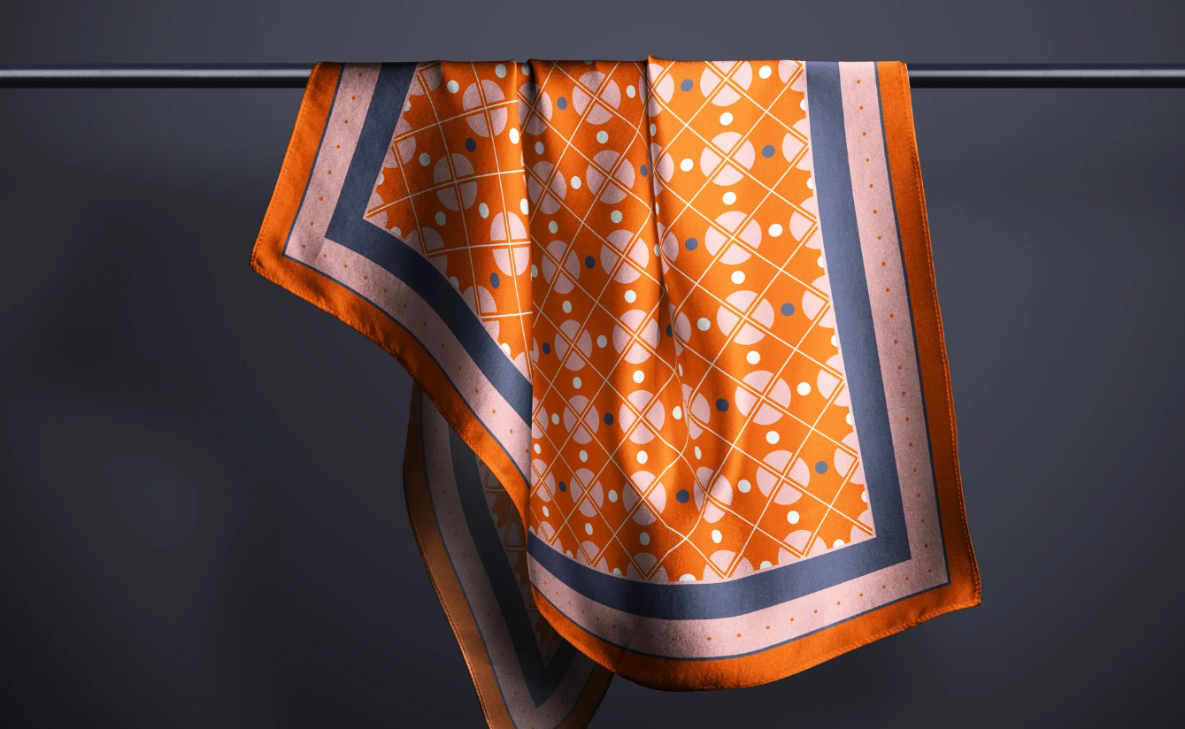 Free Silk Scarf Mockup  Studio Series