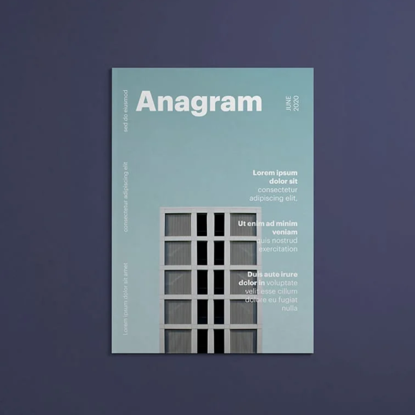 Magazine cover Free Mockup