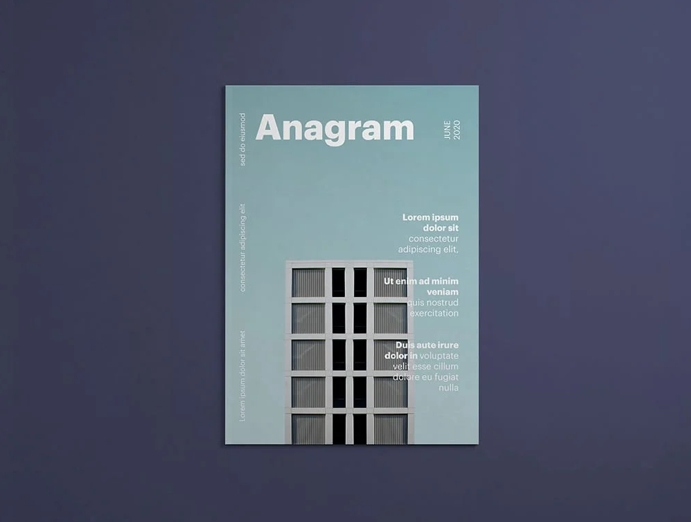 Magazine cover Free Mockup