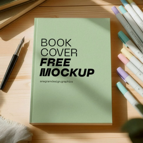 Free Book cover Mockup