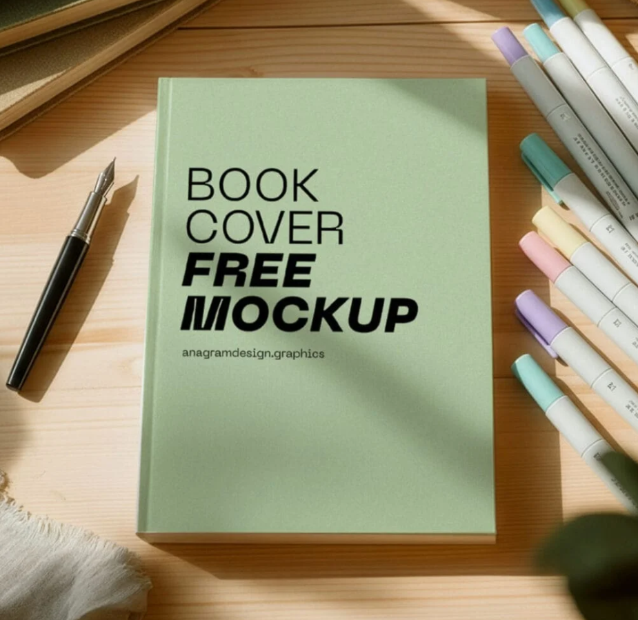 Free Book cover Mockup