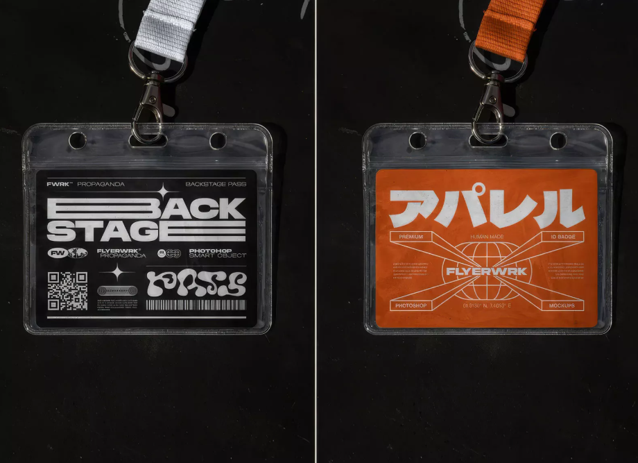 Backstage Pass Free Mockup