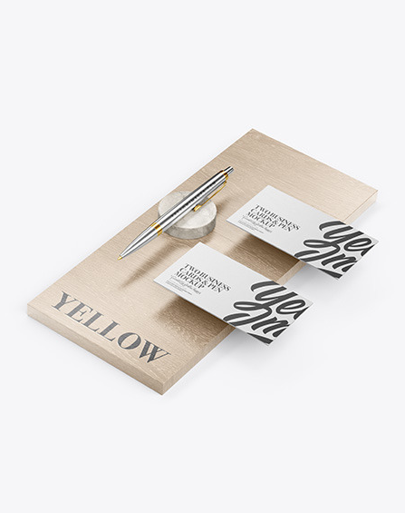 Business Free card Mockup