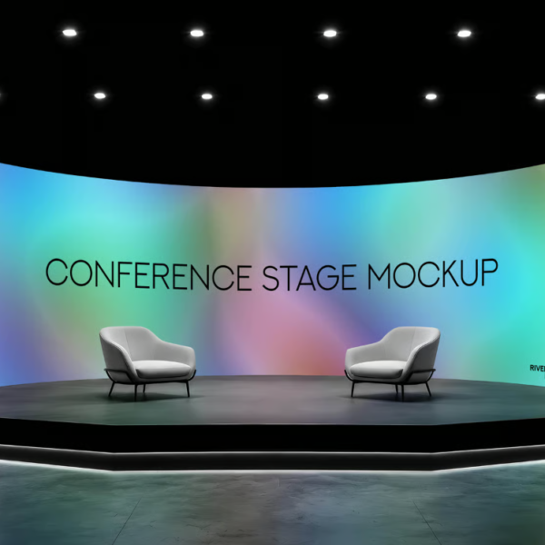 Conference Stage free mockup