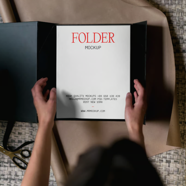 Free Folder Mockup Dowload