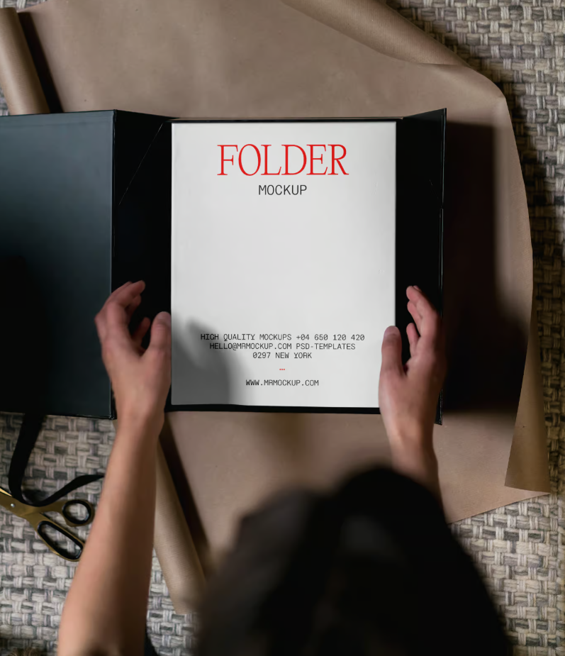 Free Folder Mockup Dowload