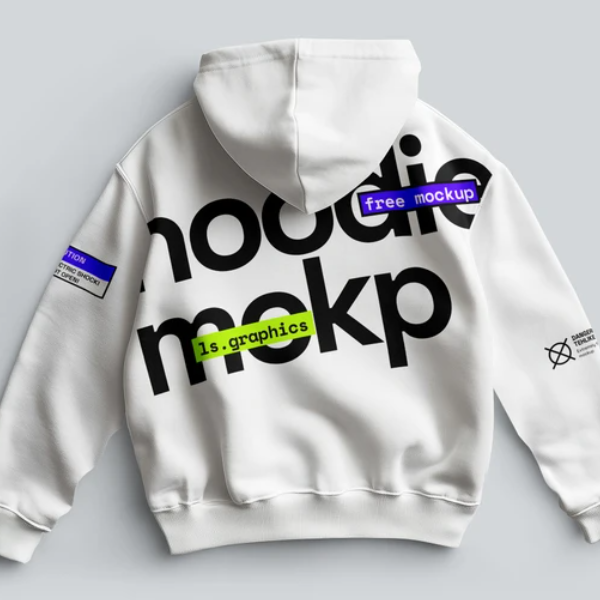Isolated High Resolution Free Hoodie Mockup