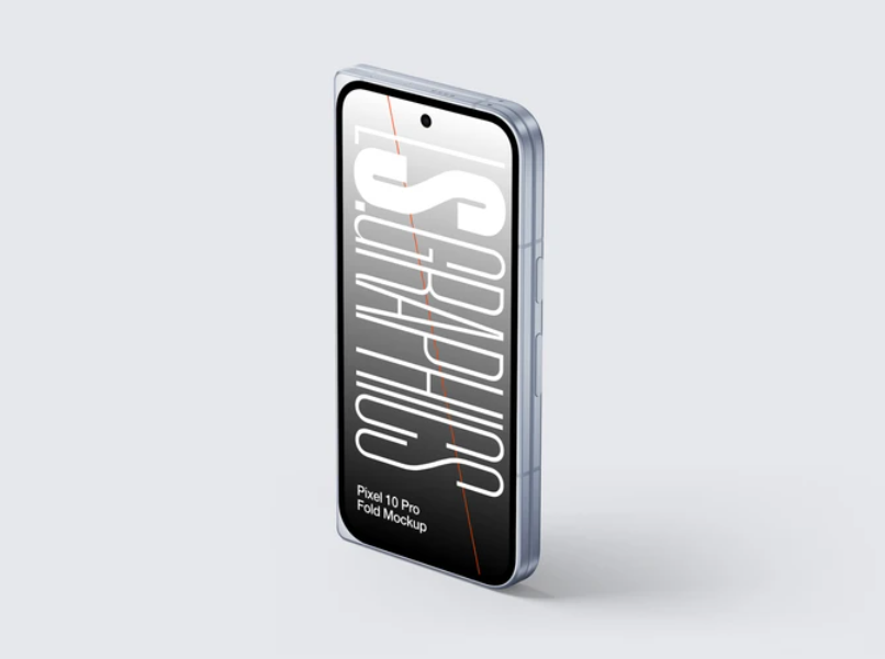 Pixel Fold 10 Pro Mockup for Portfolio Showcases