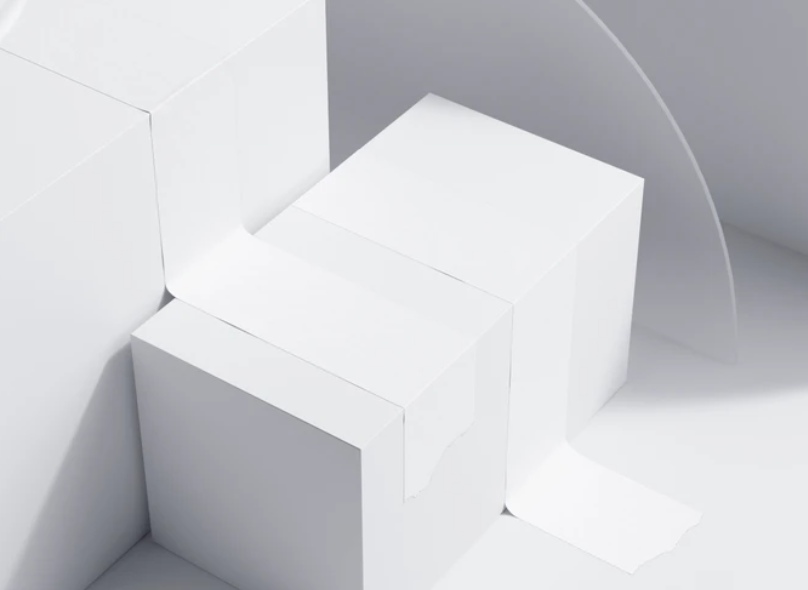 Three Duct Tape Box Mockups