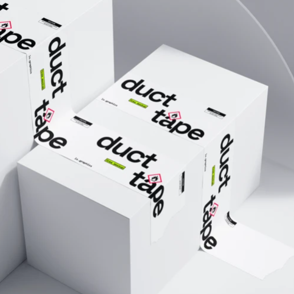 Three Duct Tape Box Mockups