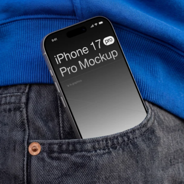 iPhone 17 Pro Mockup Template