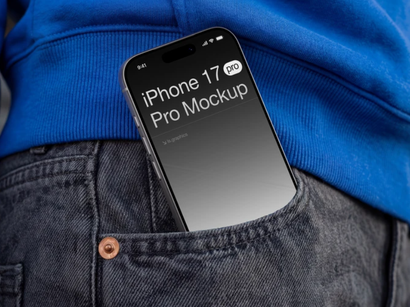 iPhone 17 Pro Mockup Template