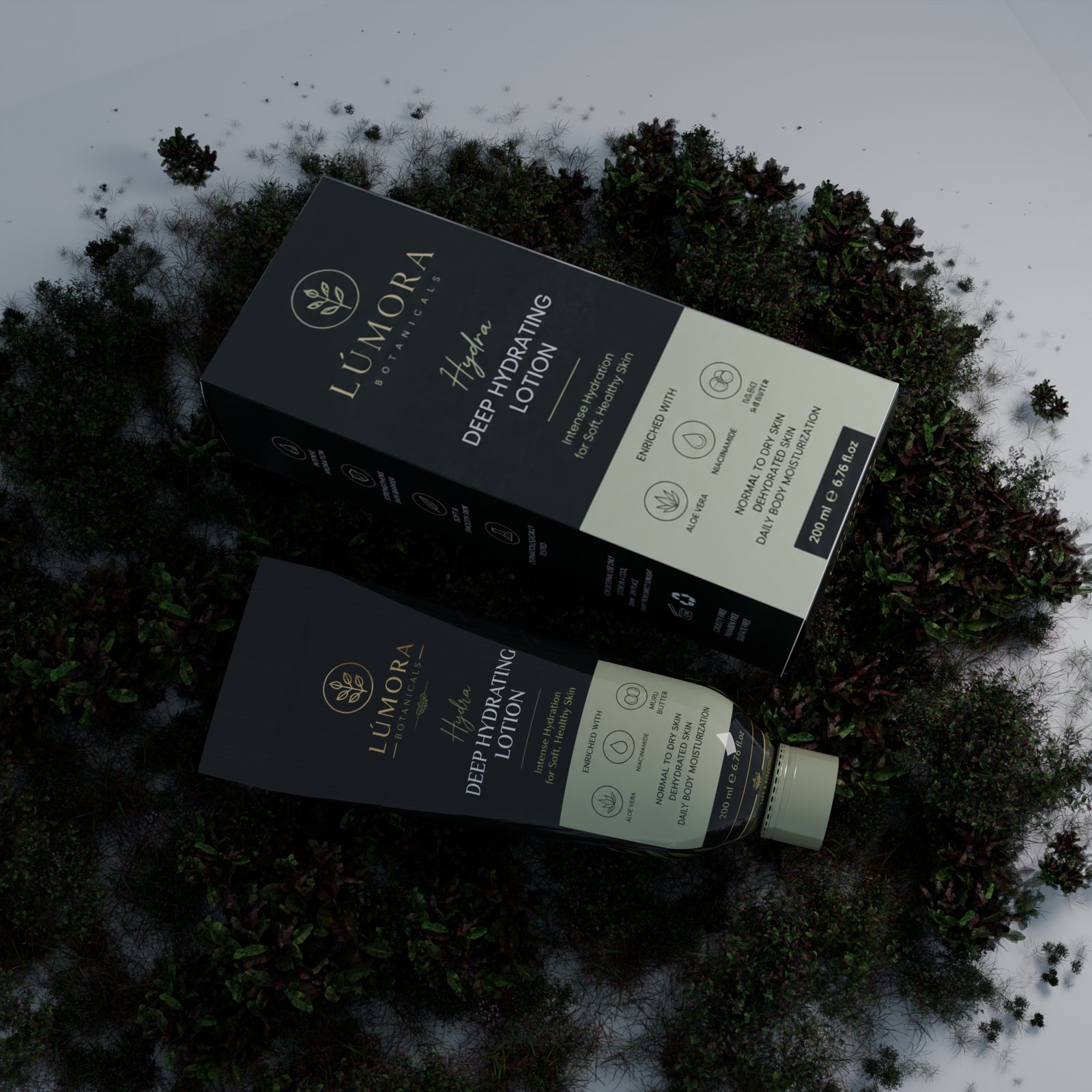Skincare Free Tube & Box Mockup 8 Realistic Scenes