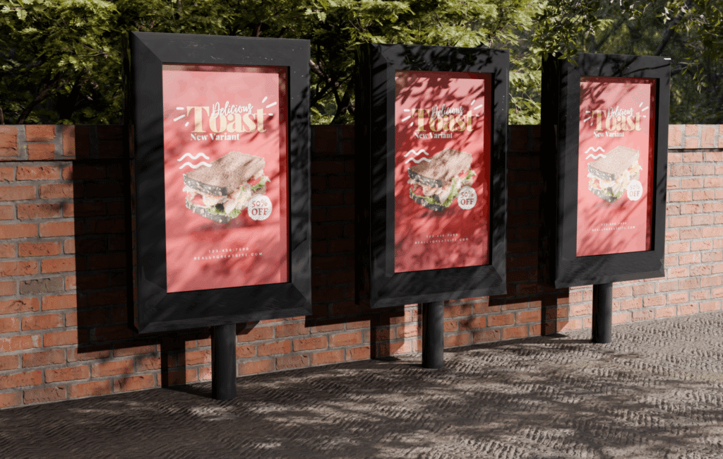 Free Outdoor Poster Mockup