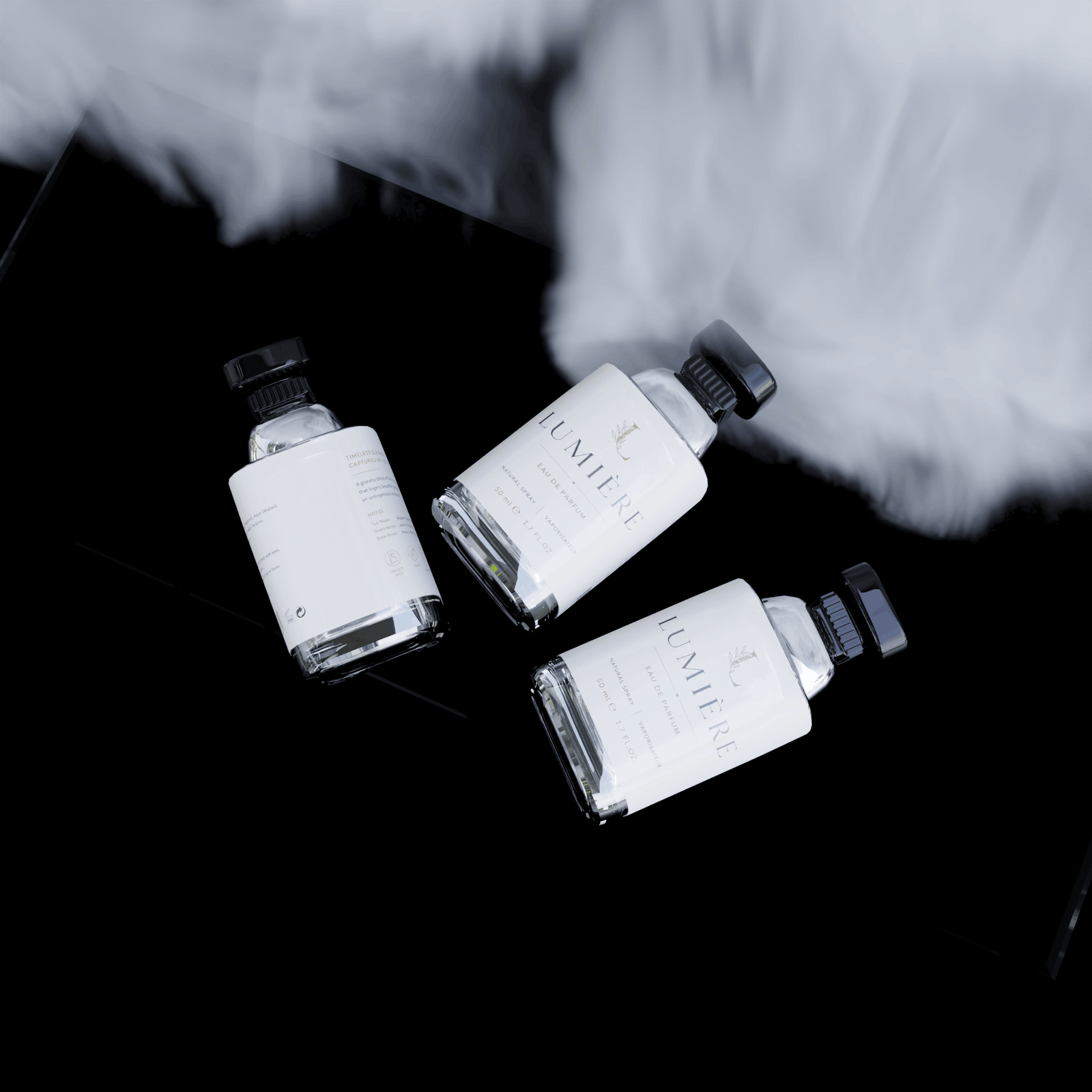Free Perfume Label Mockup