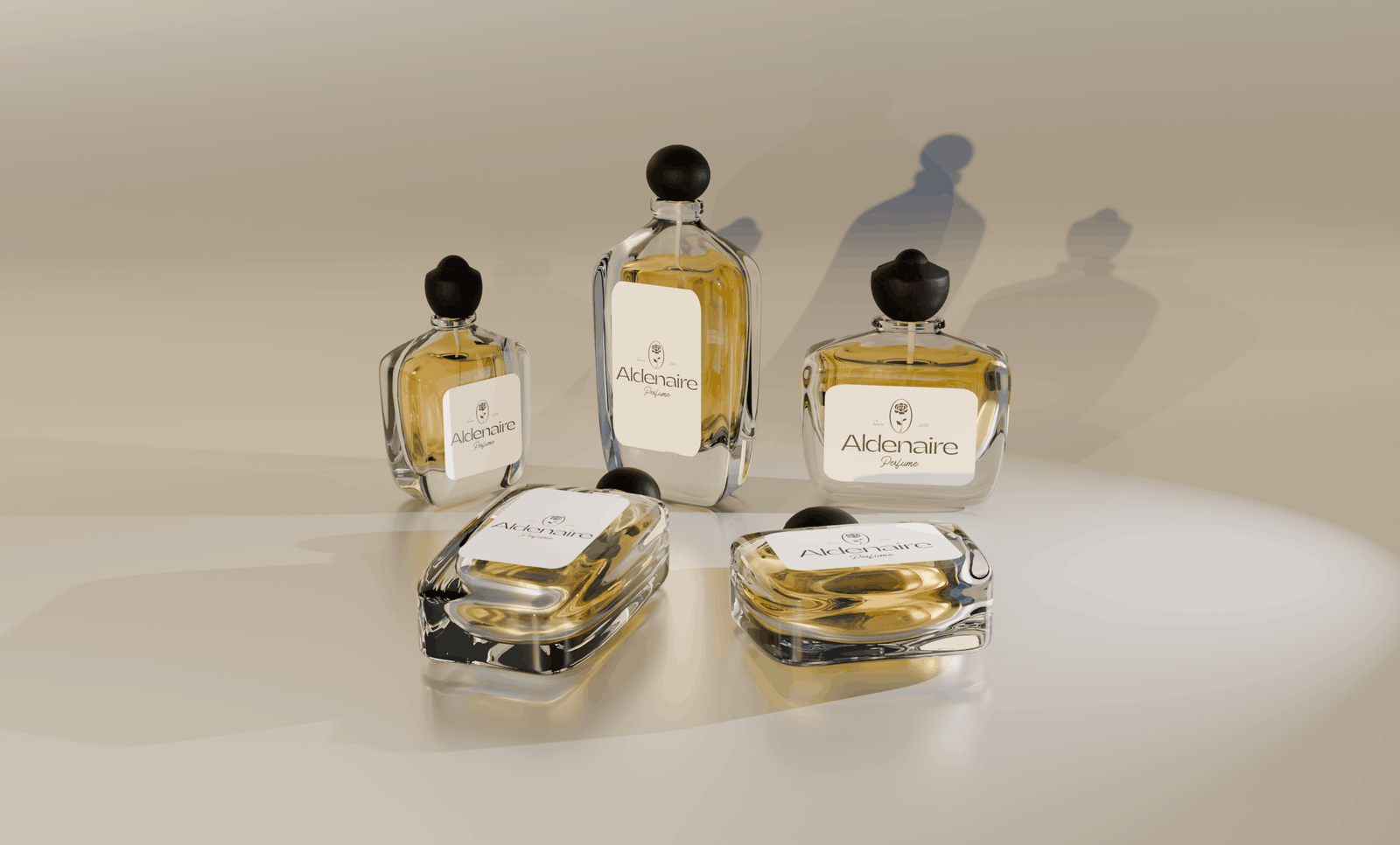 Minimalist Fragrance Identity & Bottle Design