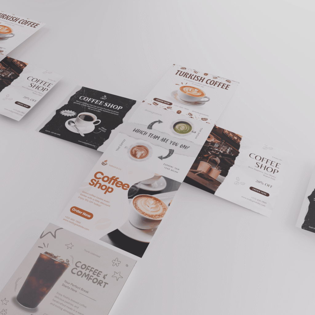 Foldable Brochure Mockup 10 Realistic Scenes