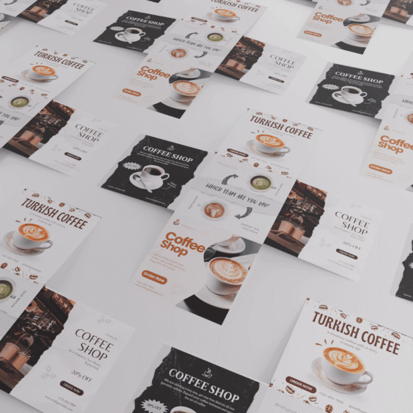 Foldable Brochure Mockup 10 Realistic Scenes