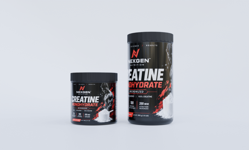 Creatine Jar Packaging Mockup Design