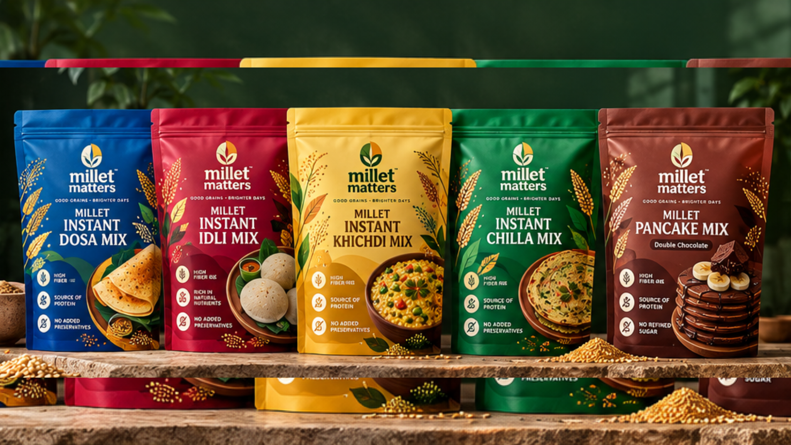Millet Matters Packaging Design