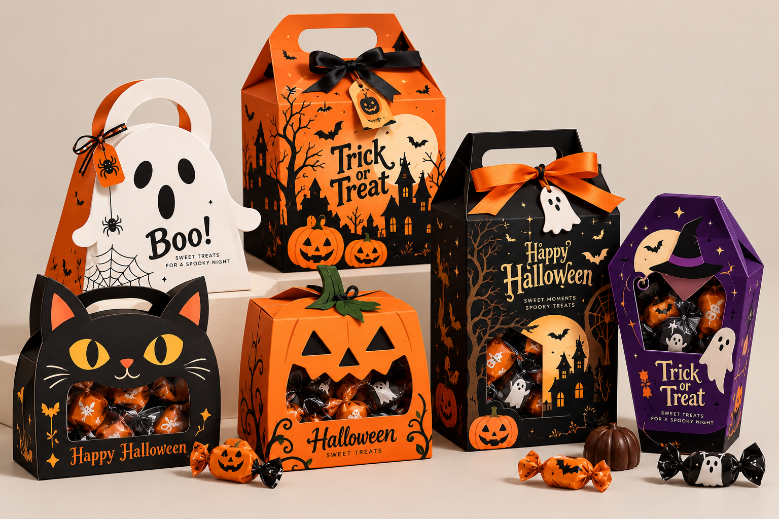 Spooktacular Treats - Halloween Packaging collection