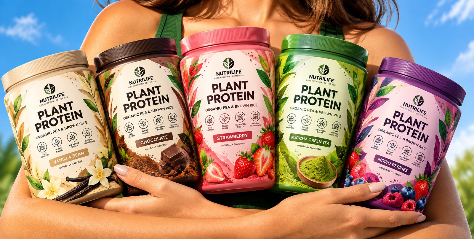 Nutrilife – Plant Protein Packaging Design