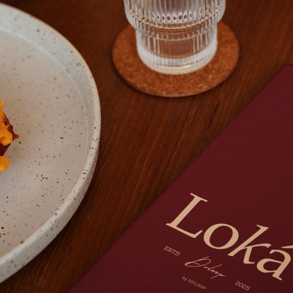 LOKA DVLOOP 10 cafe Menu & Signage Mockup PSD