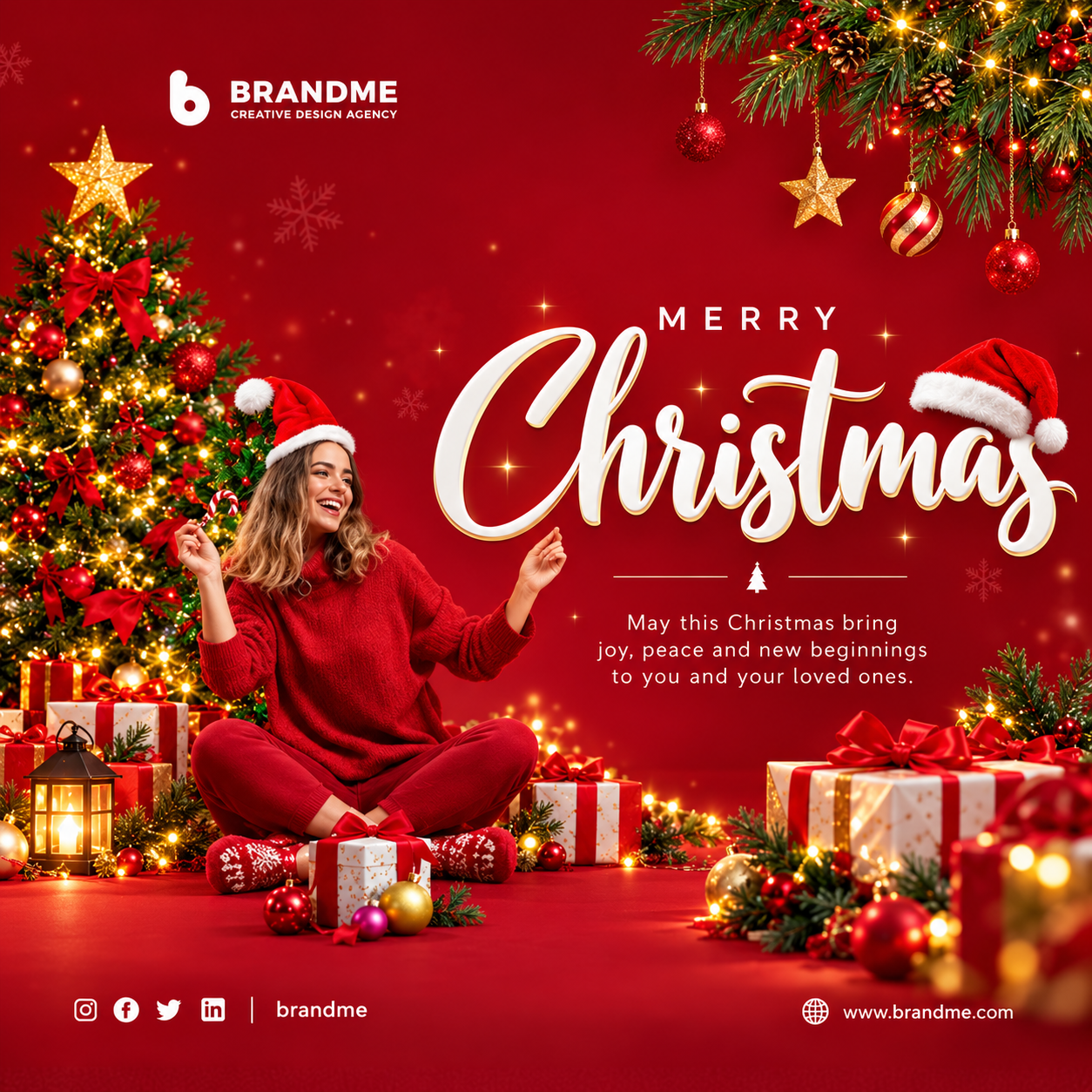 20 Creative Christmas Social Media Post Designs