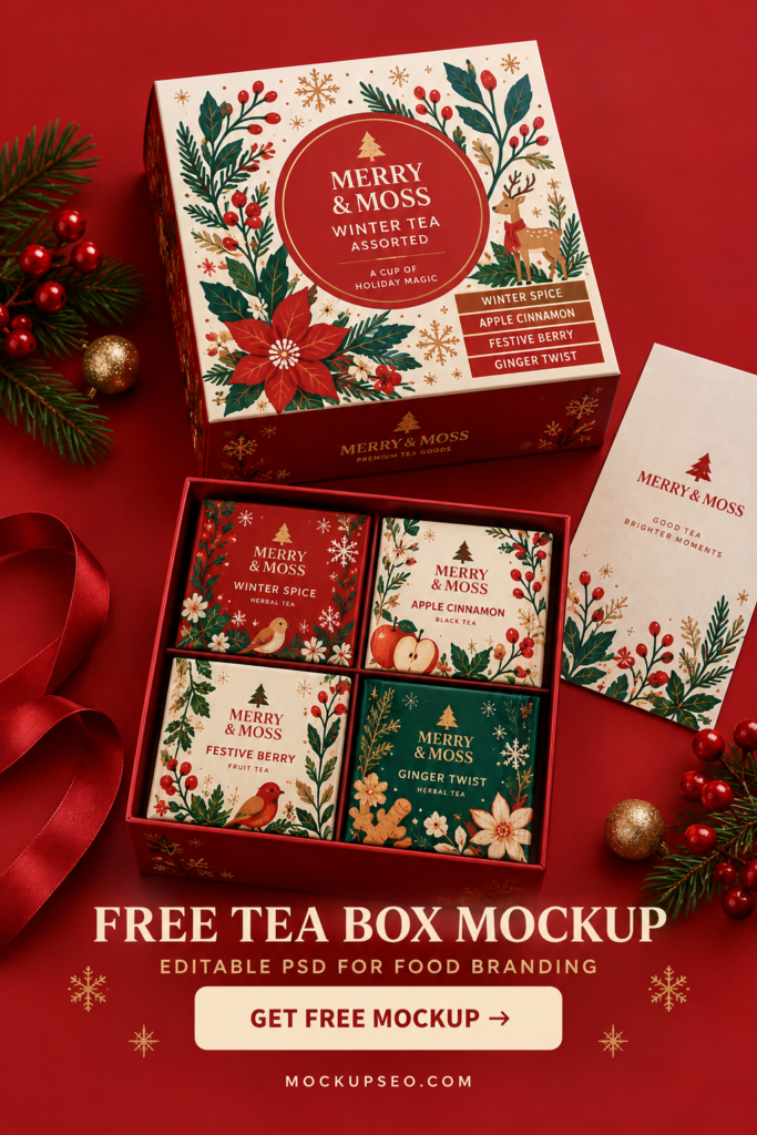 7. christmas Tea Gift Box Packaging