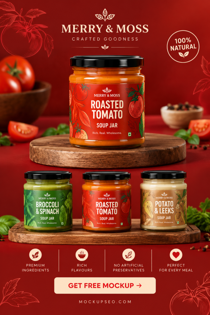 9. christmas Food Jar Packaging Design
