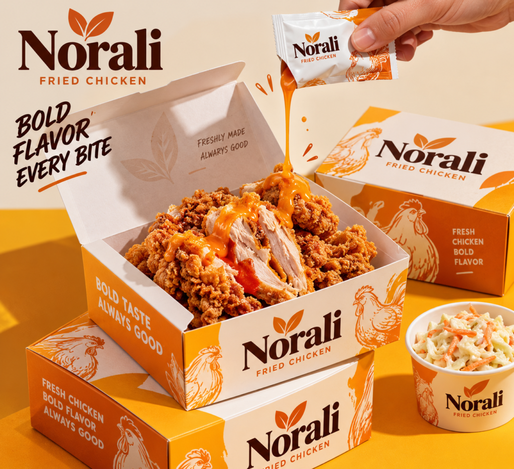 Norali Ready Meals Food Packaging & Brand Identity Design
