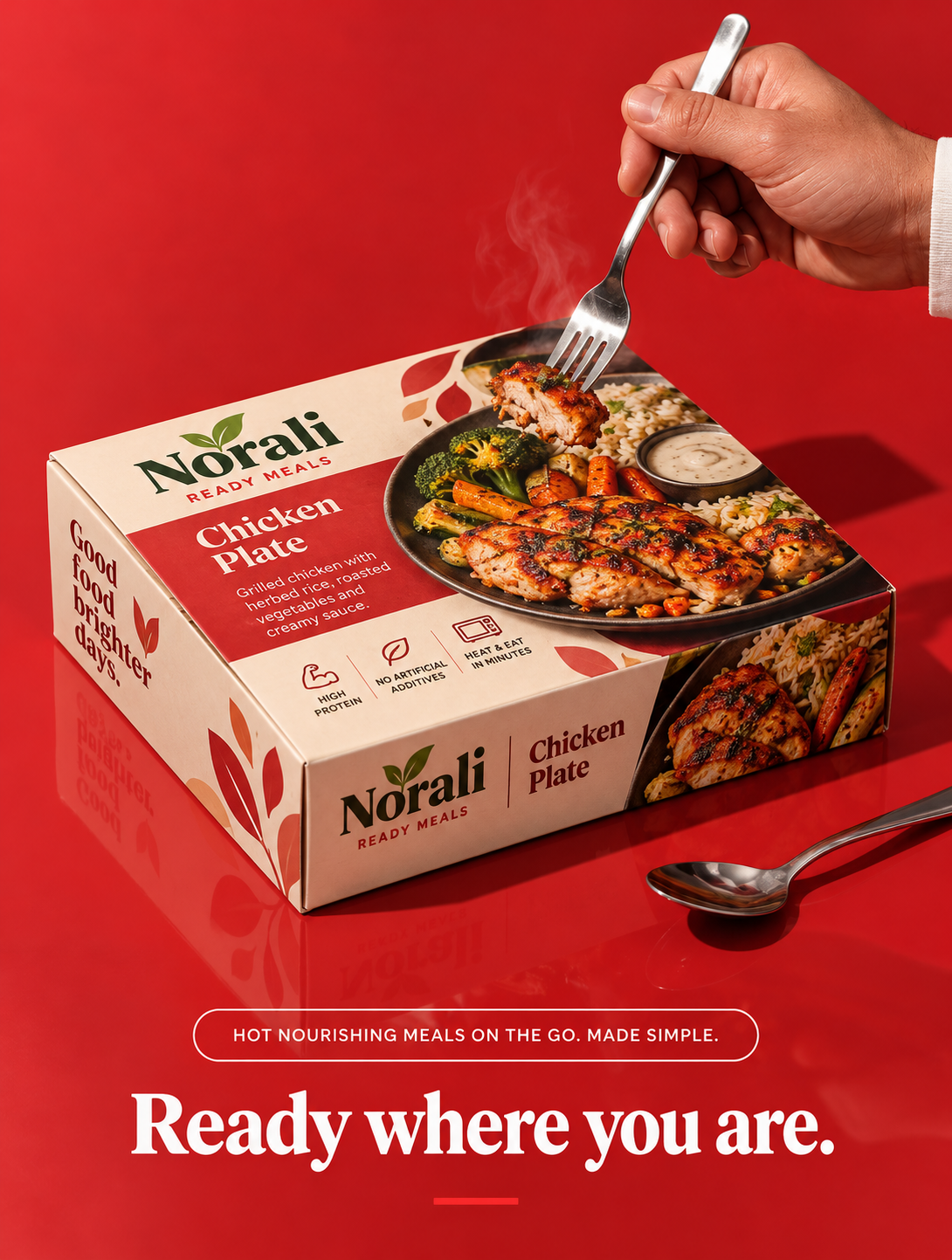 Norali Ready Meals Premium Packaging Design & Visual Brand Identity