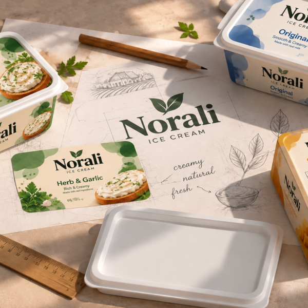 Norali Ice Cream – Creative Packaging & Brand Identity Design