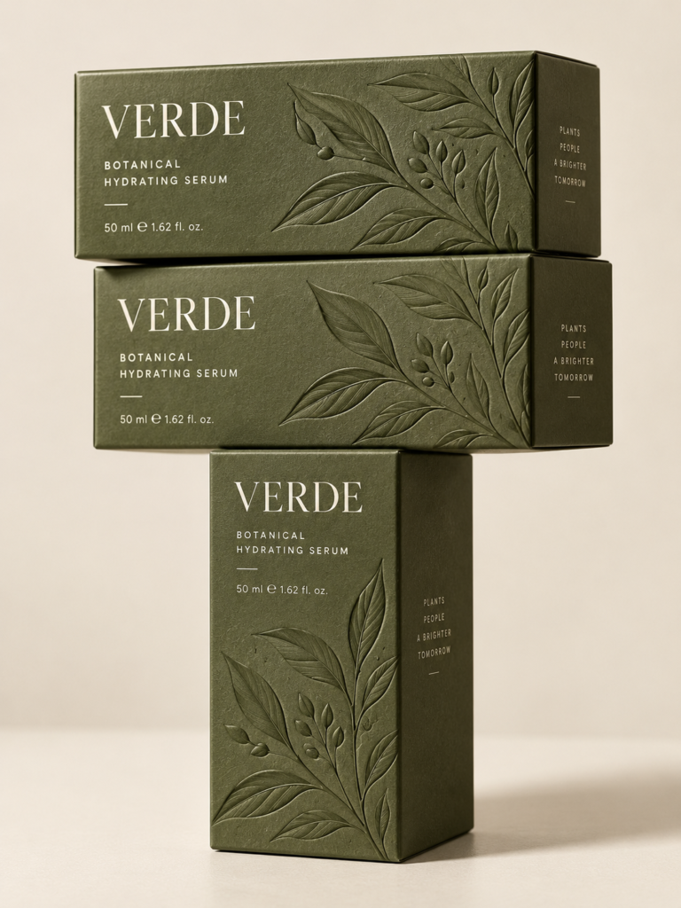 Product Packaging Design Box Dieline & 3D Mockup