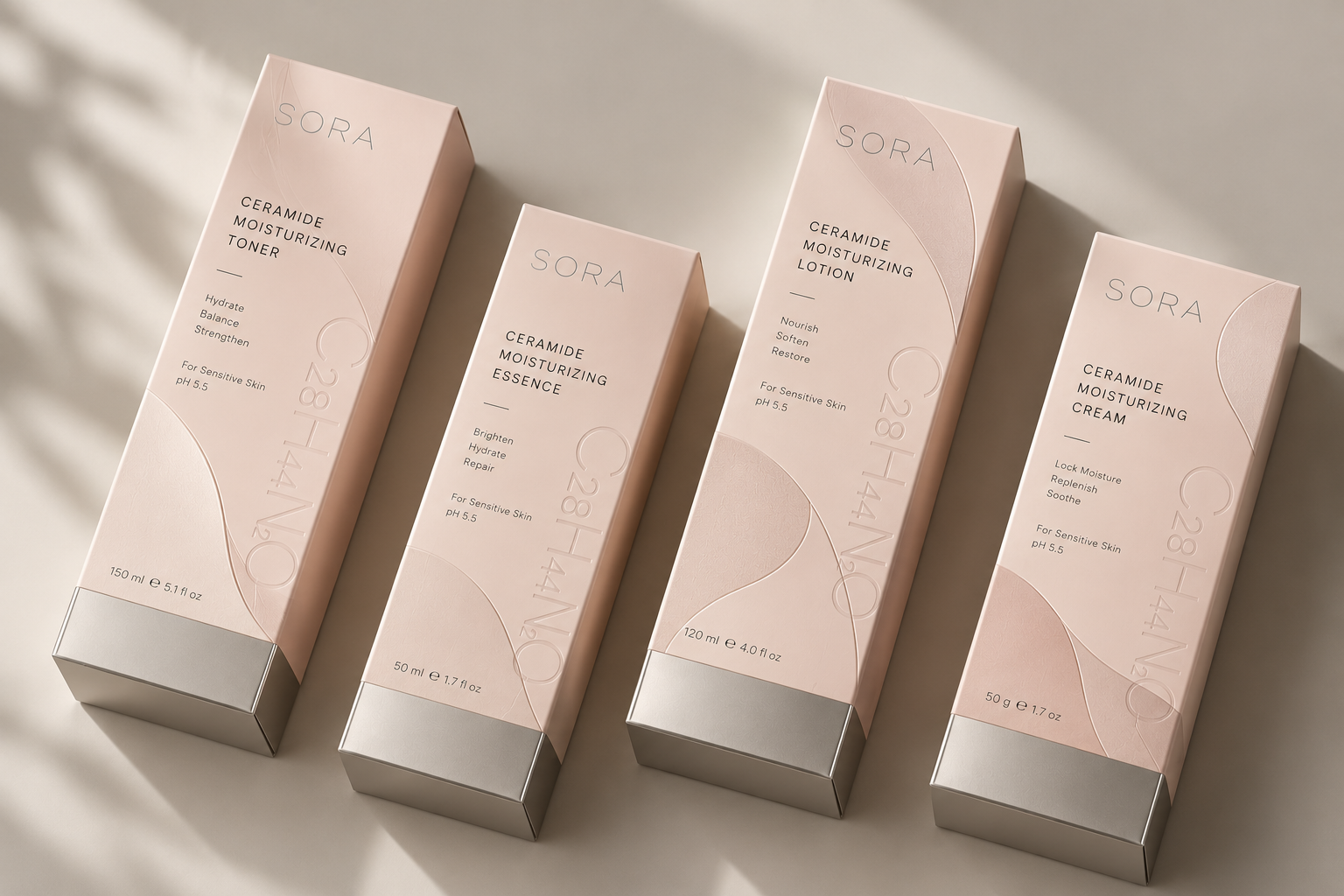 Product Packaging Design Box Dieline & 3D Mockup