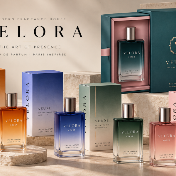 VELORA - Luxury Perfume Branding & Packaging Design